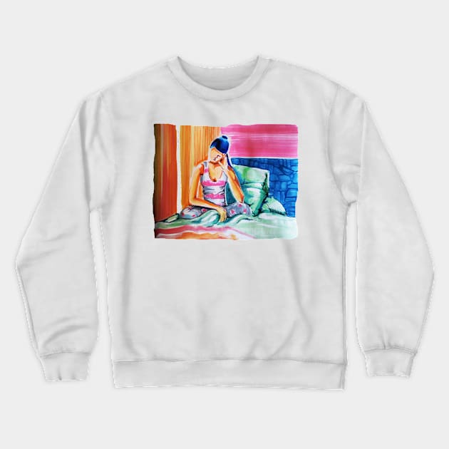 forget everything they taught us Crewneck Sweatshirt by Marisa-ArtShop